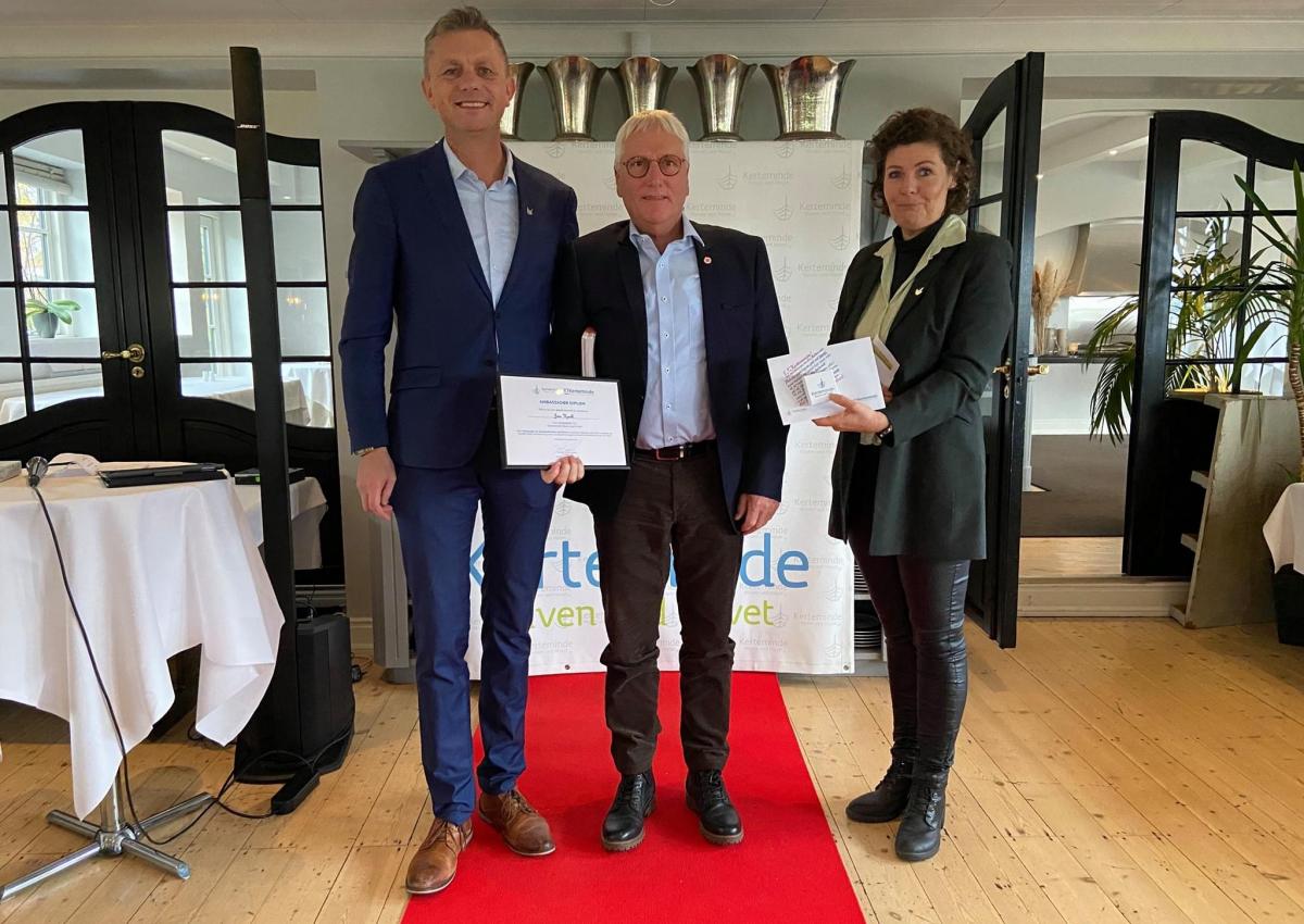 Udnævnelse som ambassadør i Kerteminde/Bregnør
