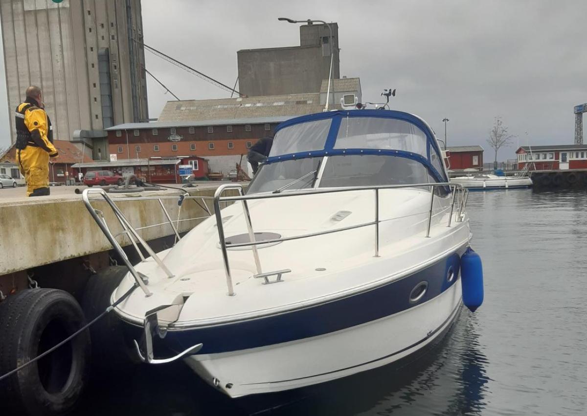 Havarist fortøjet i Stubbekøbing havn