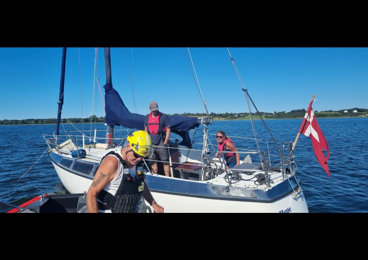 Maxi 95 med motorskade