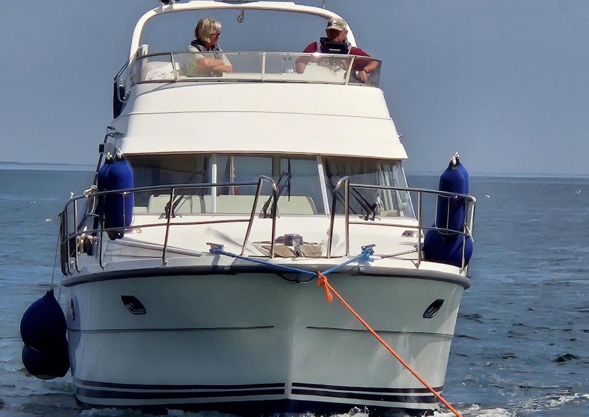 Havarist på træk med Rescue Freja