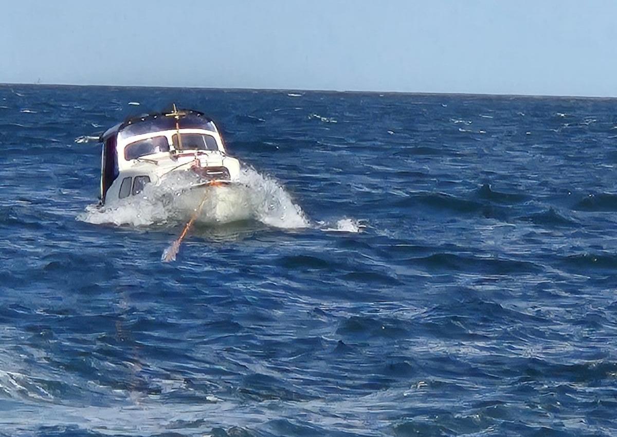 Havarist på træk med Rescue Freja