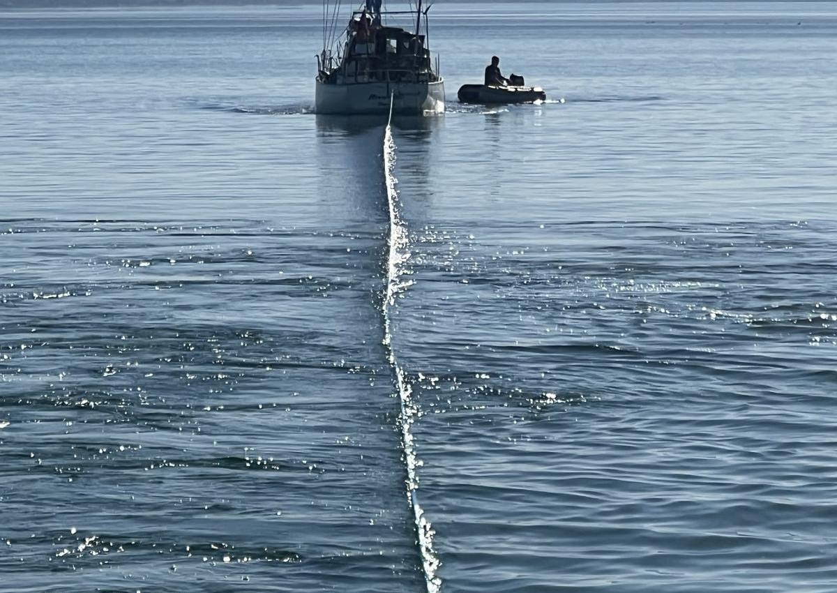 31 fods sejlbåd på grund ved Bogense