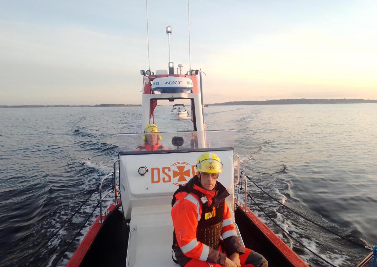 Stille dag på havet