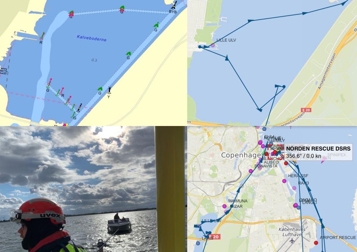 Track, søkort og assistance