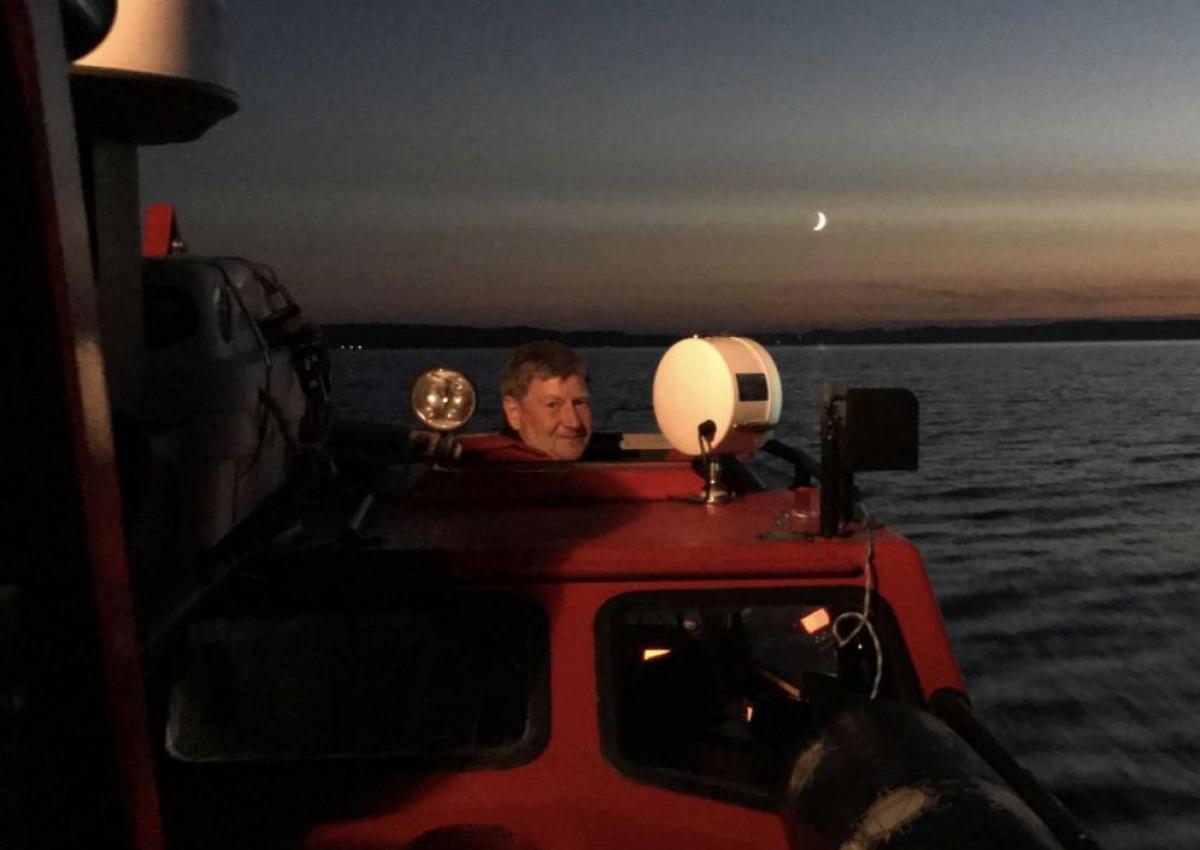 Smuk nat i Vejle fjord