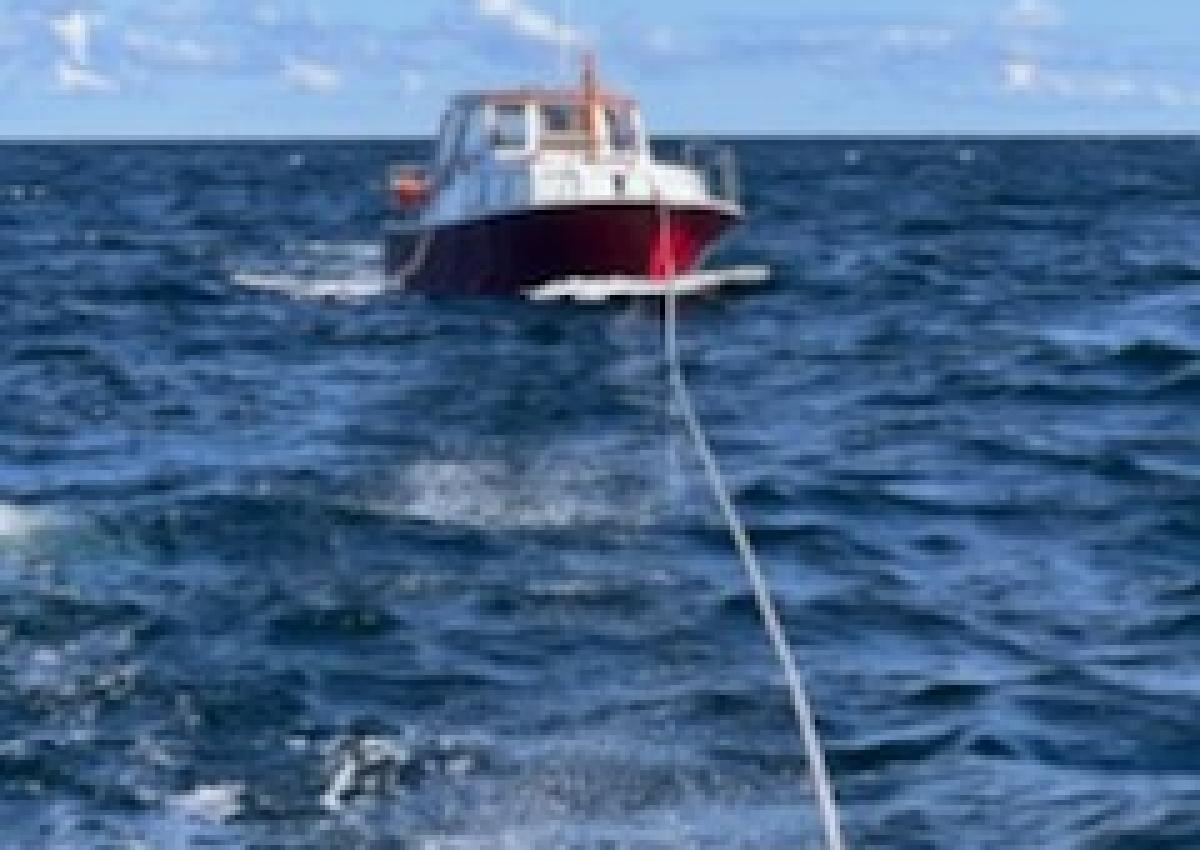 På vej til Odden havn