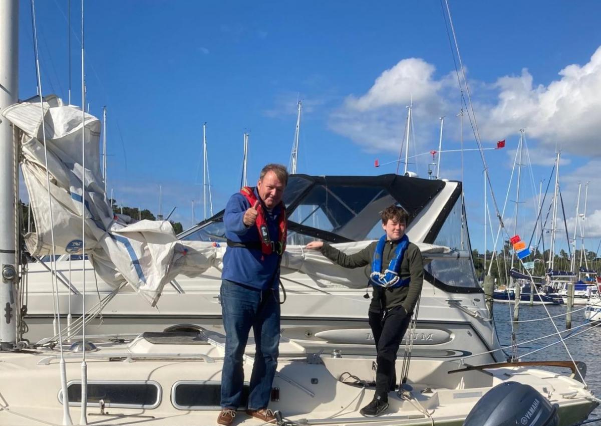 Glade i havn og på plads