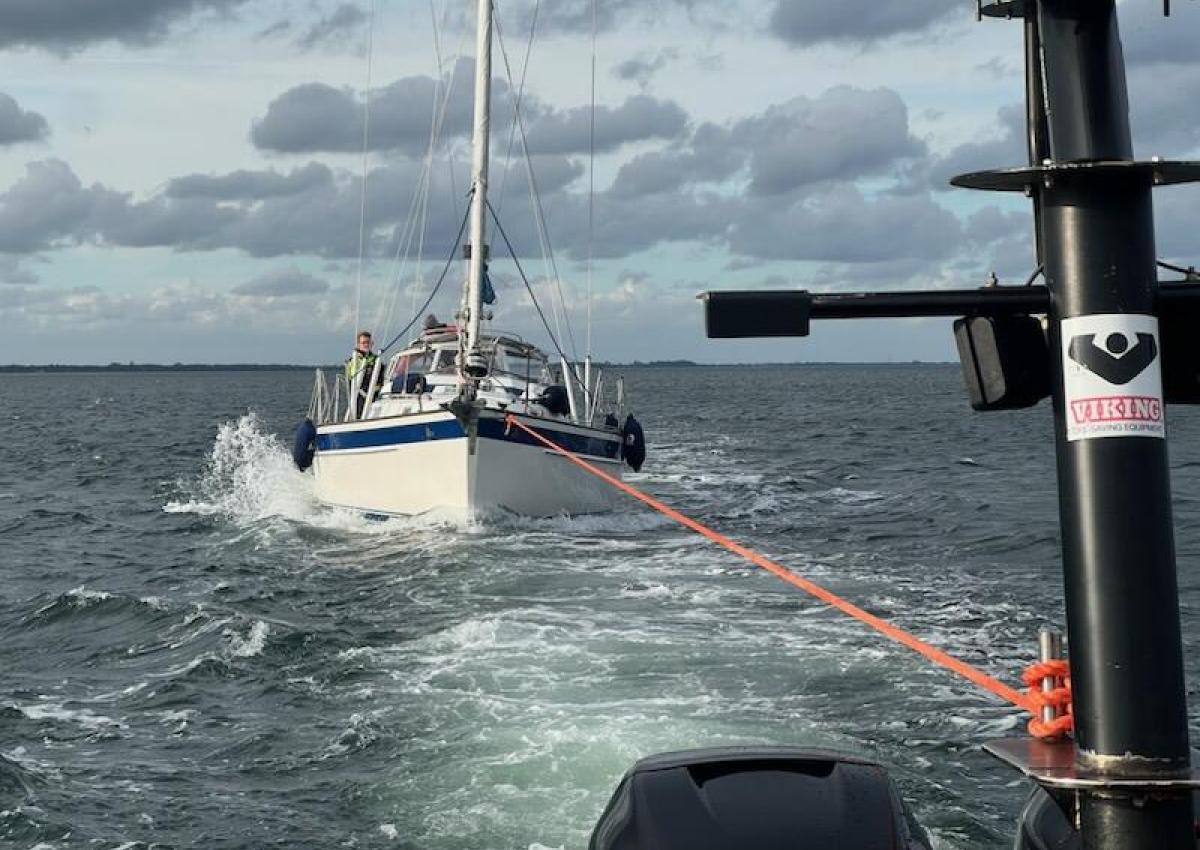 Halberg Rassy 37 med defekt gear
