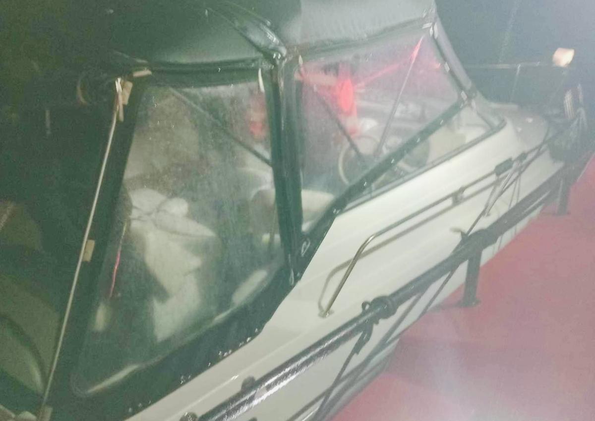 25 fods motorbåd med motorstop ved Ankjærvig Vejlefjord