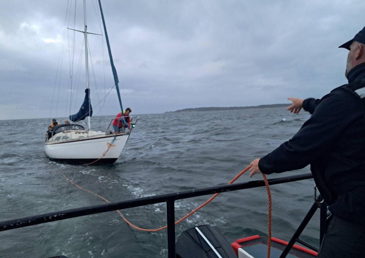 Havarist på træk med Rescue Freja