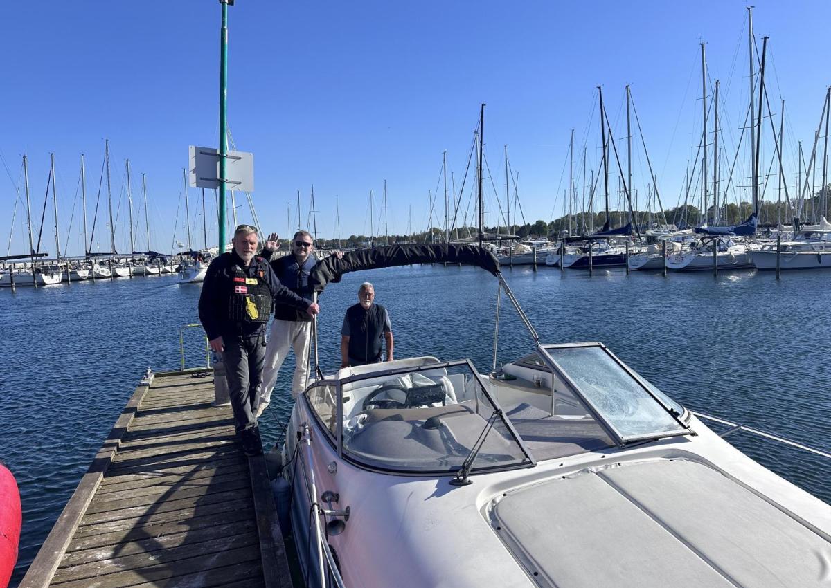 Havarist afleveret i Rungsted Havn