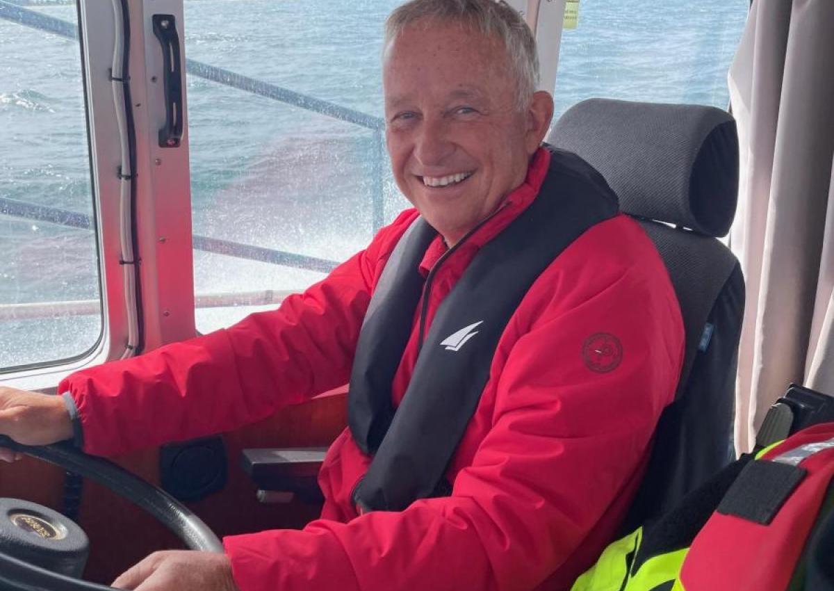 glad rorsmand på Ida