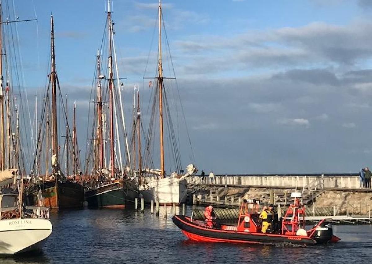 Rescue Frigg assisterer i forbindelse med Limfjorden Rundt 2024