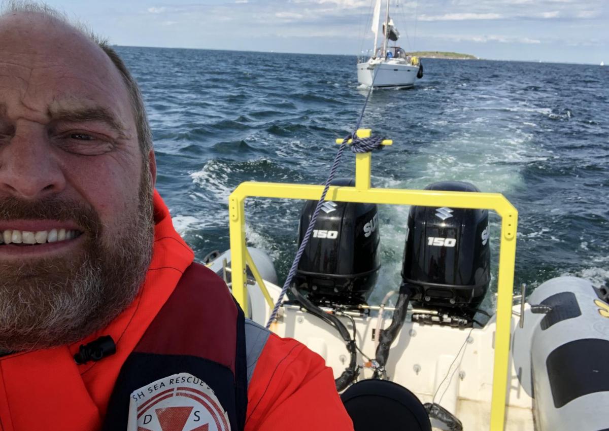 Påsejling af middelgrund på "urent vand"