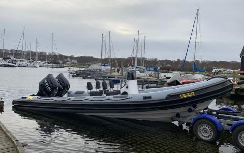 Humber båd er ved at være klar til Boat Show 2019