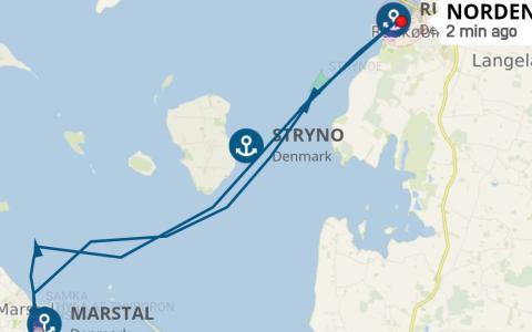 Tur fra Rudkøbing til Marstal og retur