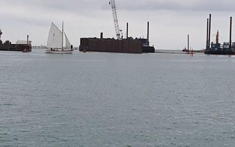 Rescue Njord sejler ud af Kalkbrænderihavn