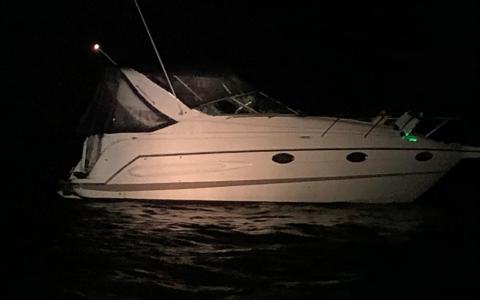 Maxi 28 motorbåd uden brændstof 