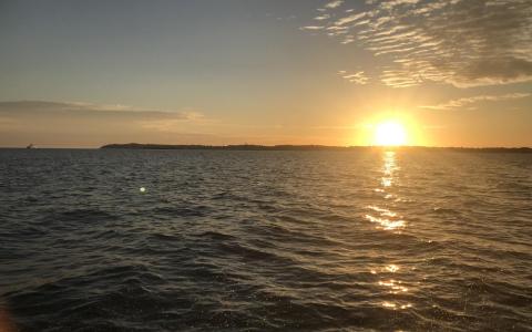 Morgensol over Isefjorden