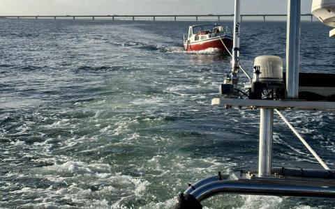 LM23 med motorstop ved Farø.