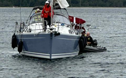 Hanse 35 med motorproblemer 