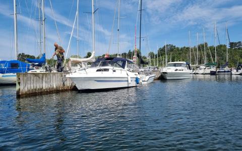 Båden i Lynæs Havn